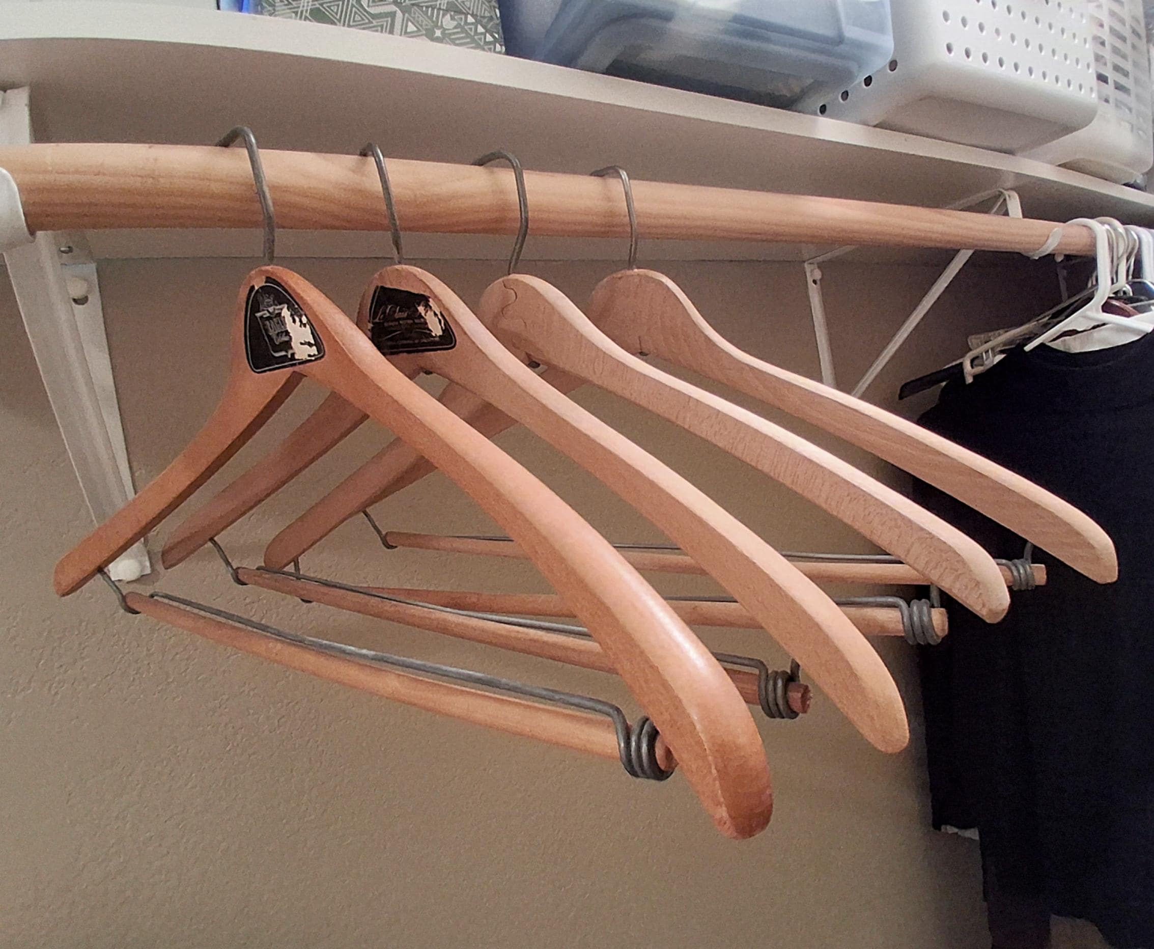 Old Wooden Hangers - Etsy