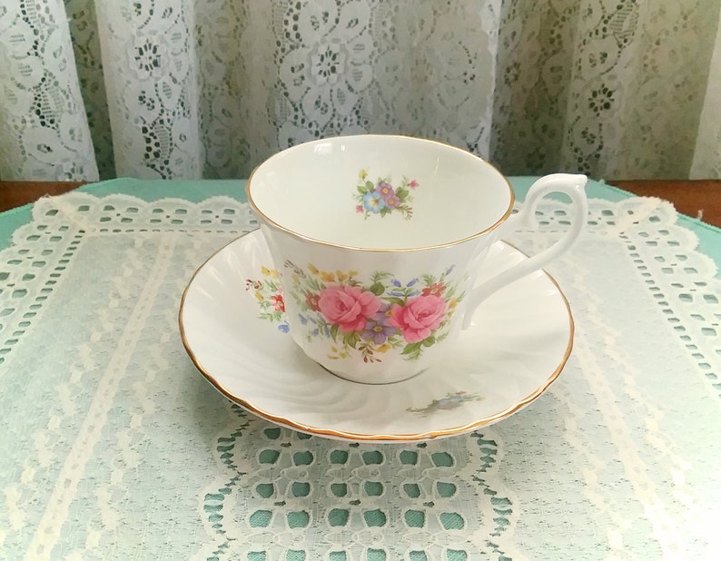 Royal Sutherland HM Lion Fine Bone China Gilded Tea Cup and Etsy