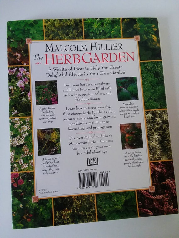 The Herb Garden Malcolm Hillier Dk Publishing First American Edition 1996 - 