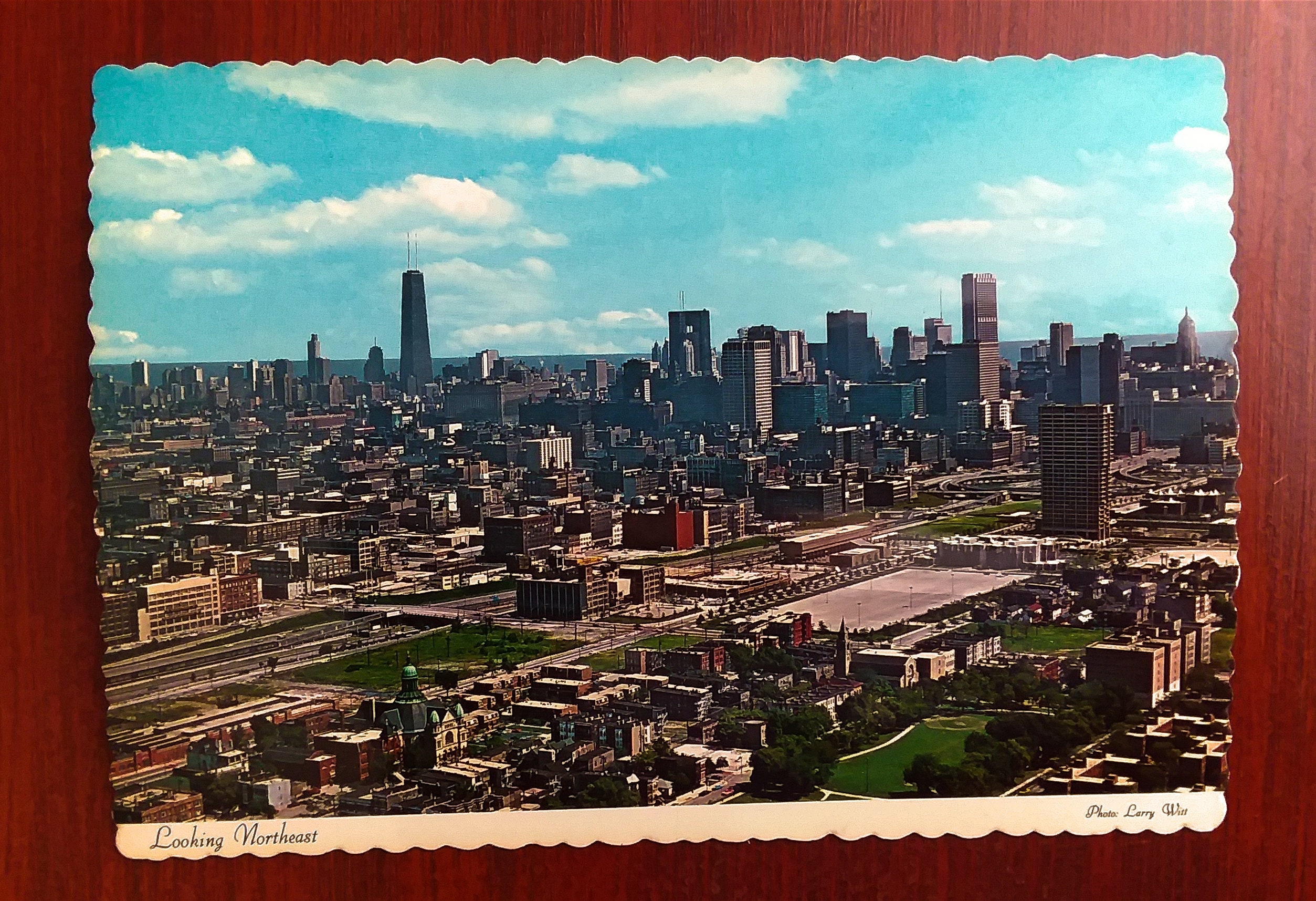 1960s Chicago Skyline Looking Northeast Photo Postcard Unused Etsy