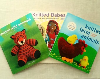 Knitting Animals and Dolls Books, Knitted Farm Animals, Knitted Wild Animals, Knitted Babes, Knitting Crafts, Knitting Toys, Knit and Stitch