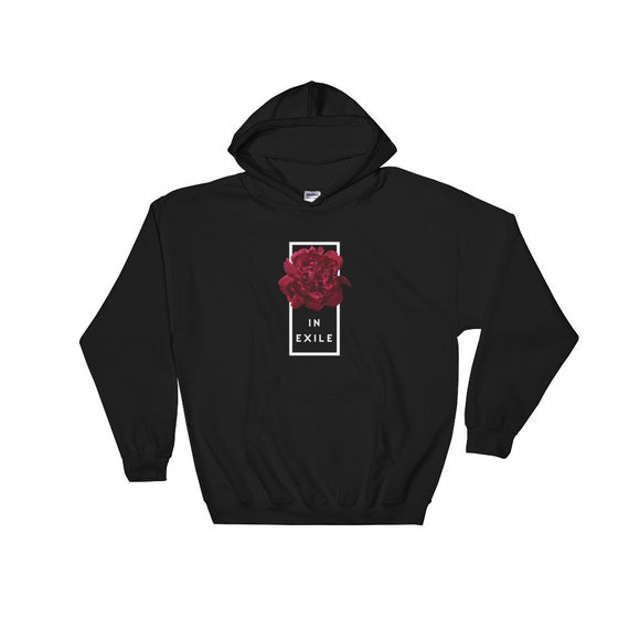 Bloom In Exile Hooded Sweatshirt Etsy Bloom In Exile Hooded Sweatshirt Etsy