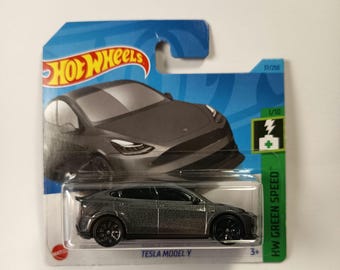 Hot Wheels Tesla Model Y | 1:64 Diecast Collectible | Rare Electric SUV for Enthusiasts | HW Dicast Car Model