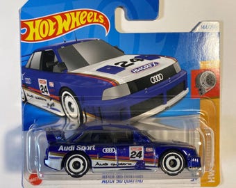 Hot Wheels Audi 90 Quattro | 1:64 Diecast Rally Collectible | Rare Classic Sports Sedan for Enthusiasts and Collectors