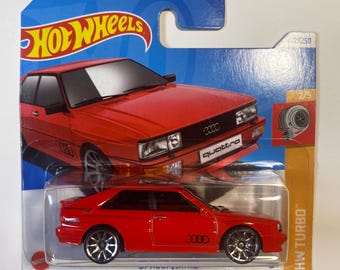 Hot Wheels 1987 Audi Quattro | 1:64 Diecast Rally Collectible | Rare Classic Sports Car for Enthusiasts and Collectors