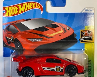 Hot Wheels Lamborghini Huracán LP 620-2 Super Trofeo | 1:64 Diecast Samlerobjekt | Sällsynt Racerbil för Entusiaster och Samlare