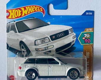 Hot Wheels ’94 Audi Avant RS2 – 1:64 Diecast Wagon | Classic Audi Performance Collectible Toy for Display or Gift