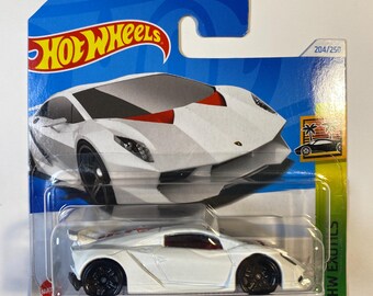 Hot Wheels Lamborghini Sesto Elemento | 1:64 Diecast Collectible Supercar | Sällsynt modell för entusiaster och samlare