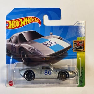 Hot Wheels Porsche 904 Carrera GTS | 1:64 Vintage Diecast Collectible | Rare Classic Sports Car for Enthusiasts and Collectors