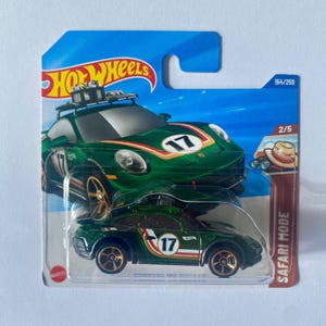 Hot Wheels Porsche 911 Rallye – 1:64 Diecast Off-Road Car | Classic Rally Porsche Collectible Toy for Display or Gift