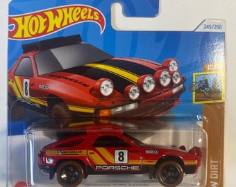 Hot Wheels Porsche 928S Safari | 1:64 Diecast Off-Road Collectible | Rare Rally Edition for Enthusiasts and Collectors