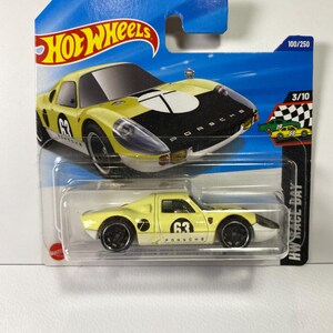 Hot Wheels Porsche 904 Carrera GTS – 1:64 Diecast Sports Car | Rare Vintage Porsche Collectible for Display or Gift