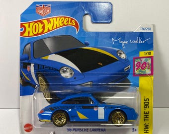 Hot Wheels '96 Porsche Carrera – 1:64 Diecast Model Car | Classic Porsche Collectible Toy for Display or Gift