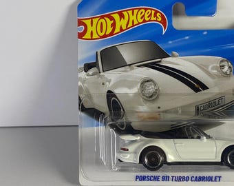 Hot Wheels Porsche 911 Turbo Cabriolet 1:64 Diecast Car New Sealed Porsche Collector Model Gift