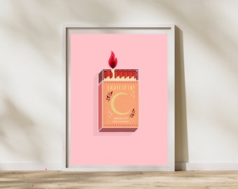 Crescent City Print | Sarah J Maas, Bryce and Danika Art (Digital Download)