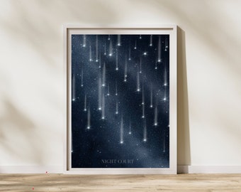 Night Court Starfall Poster, ACOTAR Inspired Print (Digital Download)