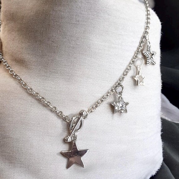 Collana MicLee Con Ciondolo Stella In Argento 925 E Zirconi - Gioiello Elegante Per Donna