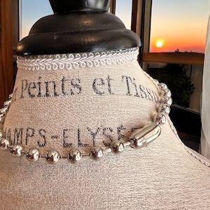 Chunky Ball Linked chain necklace with a modern look. Ball chain necklace with a secure clasp. Stainless steel. 16”