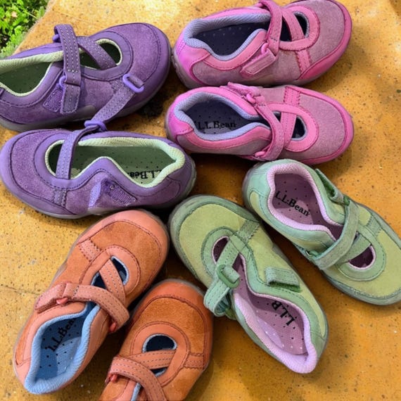 Purple velcro shoes outlet