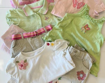 Vintage babygap en Cherokee katoen: Summer of Lot-outfits voor meisjes