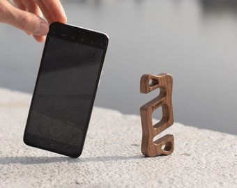 Wooden Phone Stand, Universal Smartphone Holder, Desk Accessories