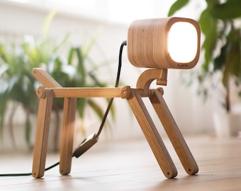 Book lovers reading lamp: bedside lamp, night light, room decor for teens