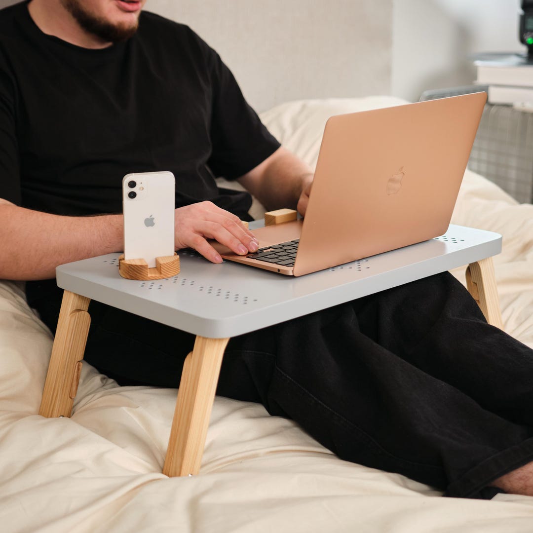 Home Office Laptop Stand, Computer Riser, Desk Organizer, Gift for ...