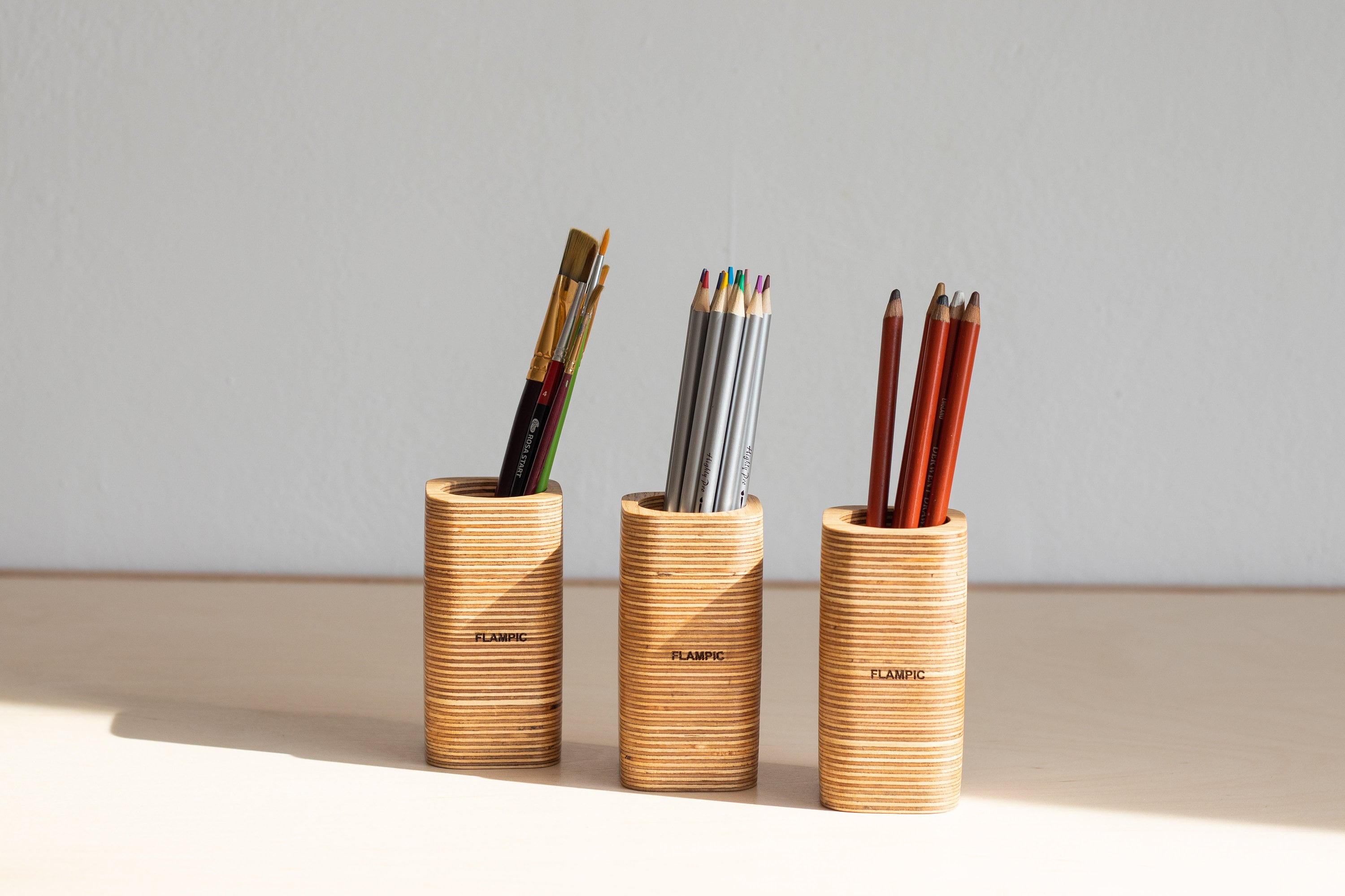 Pencil Cup | Wood Pen Holder | Keep Your Stuff Organized - Etsy