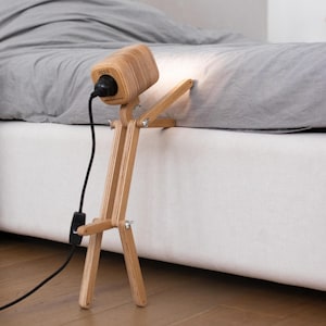 Wooden Dog Lamp, Office Table Lamp, Dog Light, Reading Lamp, Reading Light, Bookish Gifts, Book Lovers Light, Wooden Lamp, Wooden Products