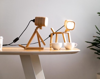 Desk Bedside Lamp: Holiday hosting, Gift for book lovers, Table Lamp