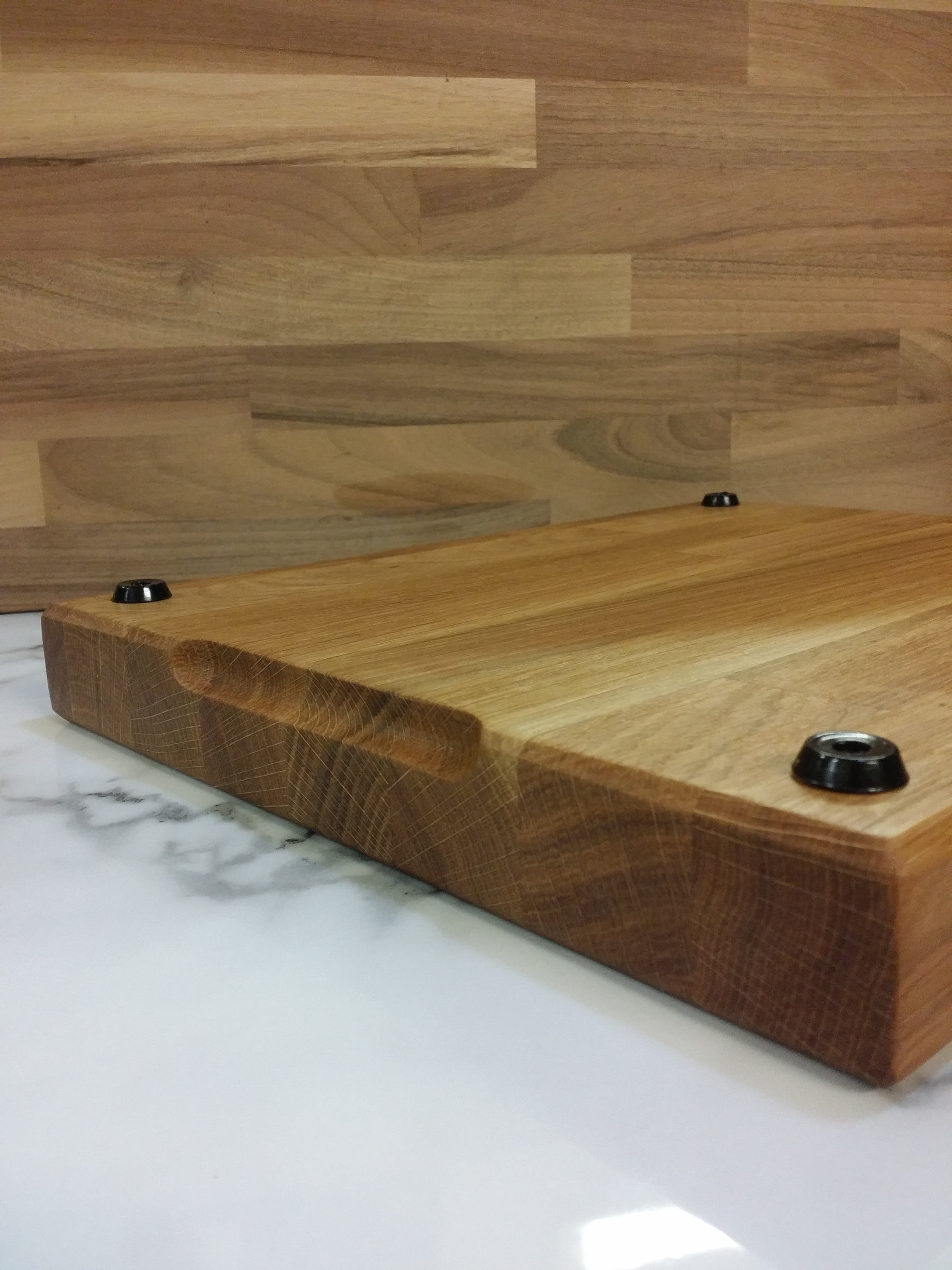 Solid Wood Chopping Board Handmade 355x300x40mm Etsy