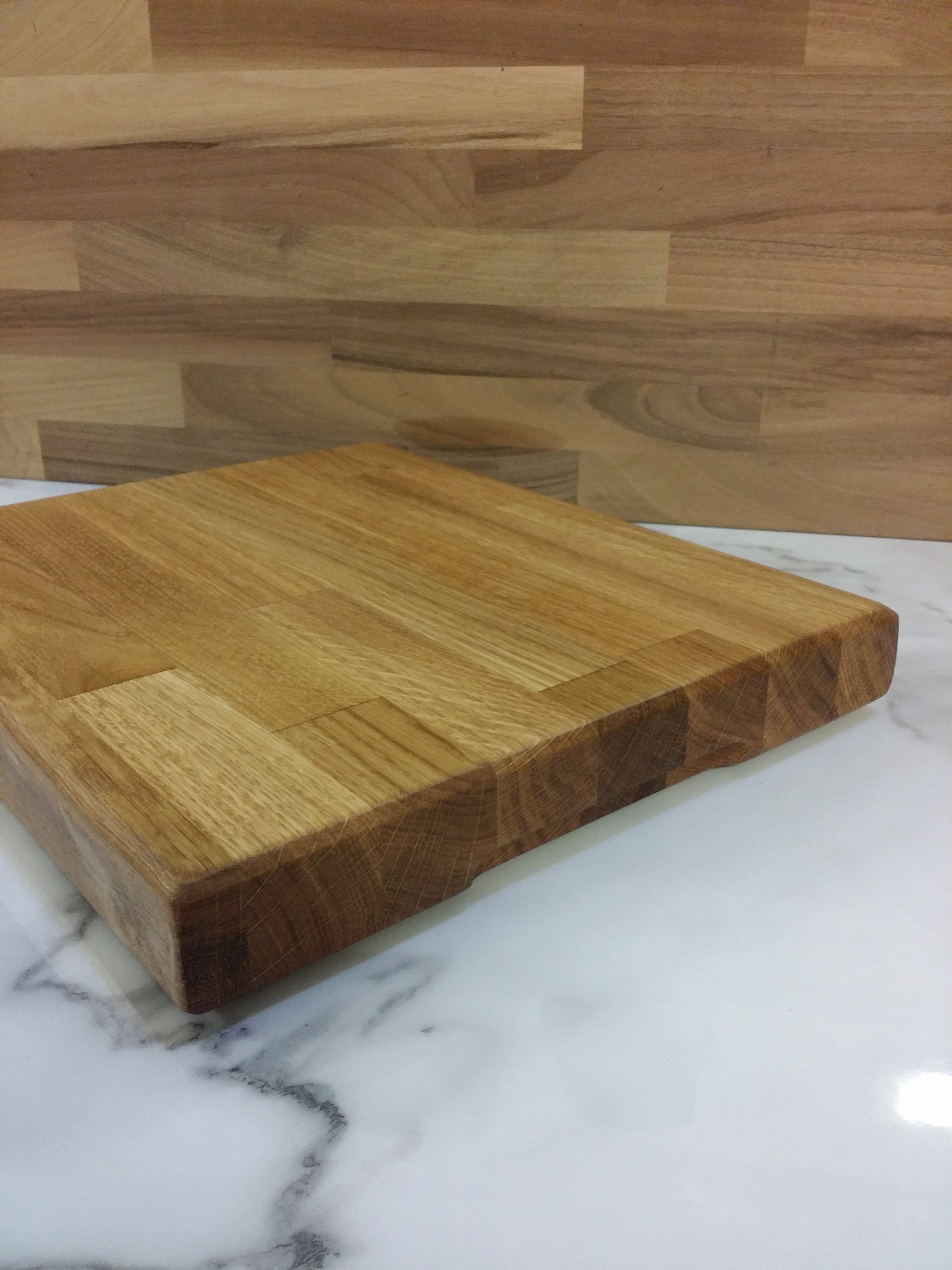 Solid Wood Chopping Board Handmade 355x300x40mm Etsy