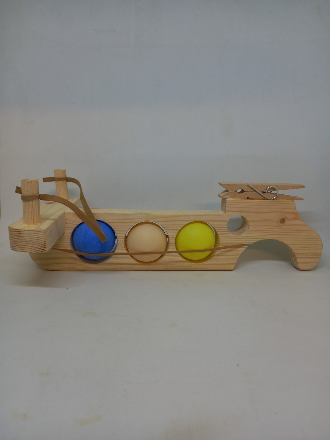 Ping Pong Ball Wooden Crossbow Handmade Etsy