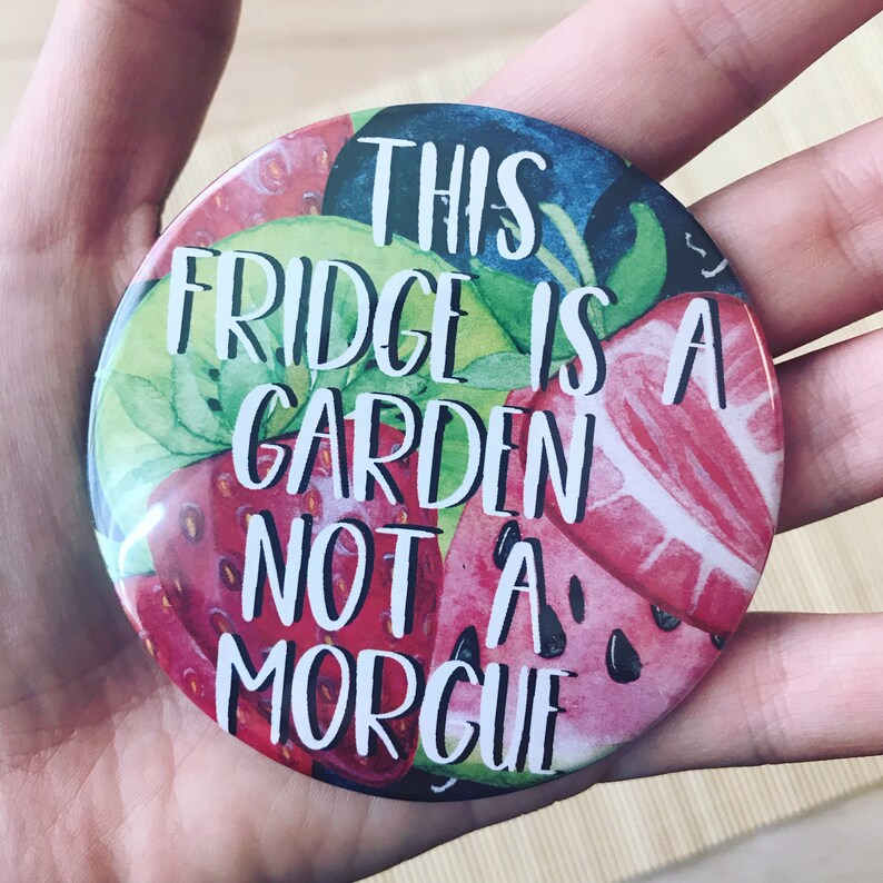 This Fridge is a Garden Not a Vegan Fridge Etsy