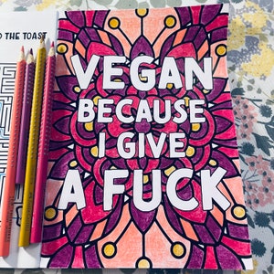 The Angry Vegan Activity Book vegan activism stickers. image 7