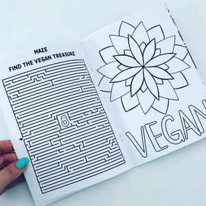 The Angry Vegan Activity Book vegan activism stickers. image 9