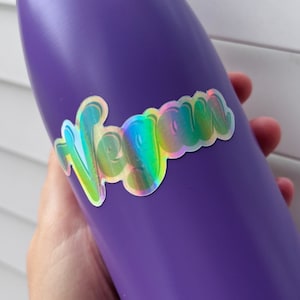 Vegan - holografische Aufkleber.  Vegan Aufkleber. Vegane Geschenkideen.
