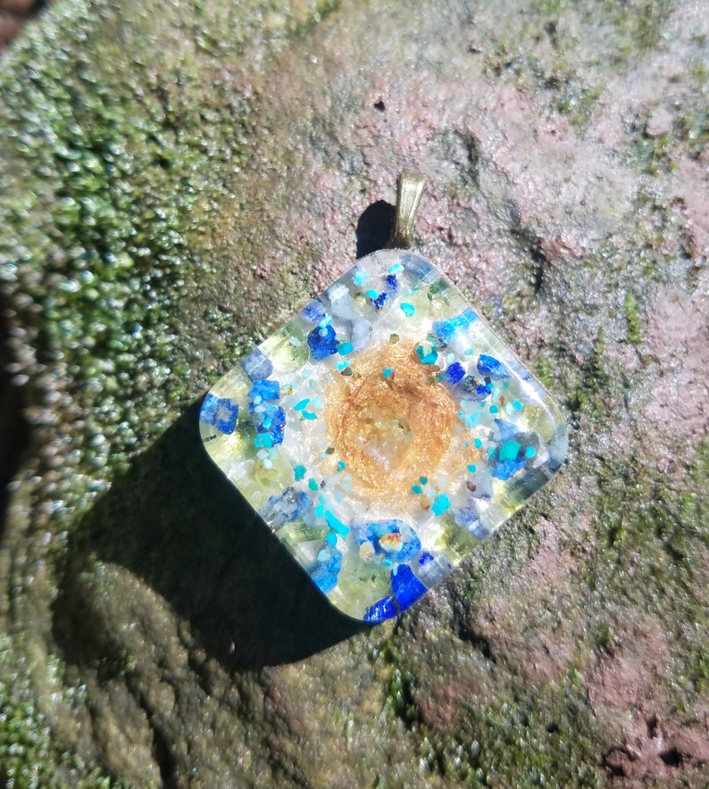 ABUNDANCEOrgone PendantOrgone Energy NecklaceOrgone Energy JewelryOrgone Energy PendantOrgone NecklaceShungiteQuartzGemstones