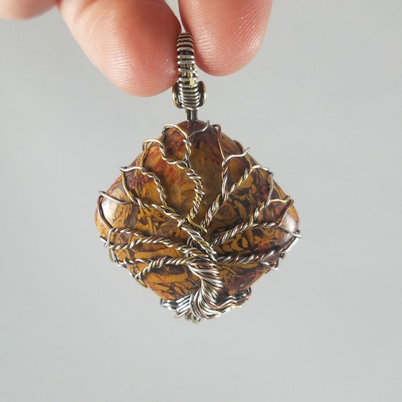 Mariam Stone Jewelry Wire Wrap Gemstone - How To Make A Tree Of Life Pendant With Stone Mariam Stone Jewelry Wire Wrap Gemstone - How To Make A Tree Of Life Pendant With Stone