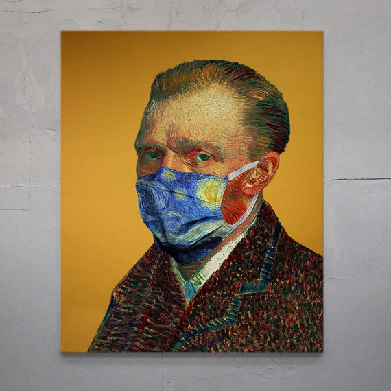 Schilders en hun maskers serie / Van Gogh - Etsy Nederland