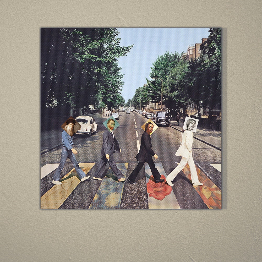 Leonardo Da Vinci Van Gogh Dali Picasso on Artbey Road - Etsy Australia