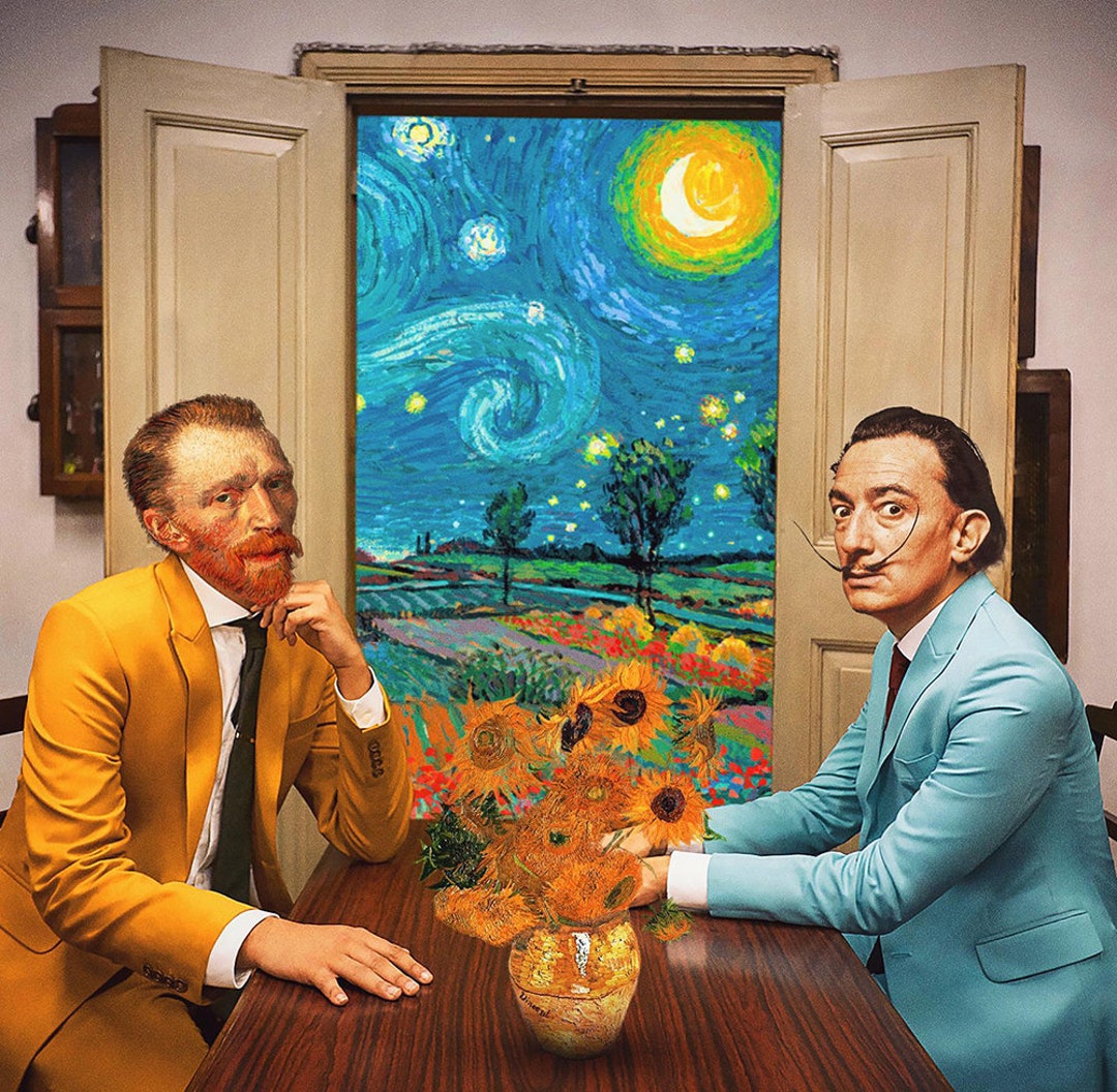 Live in Colors / Salvador Dali & Van Gogh failunfailunmefailun 