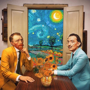 Live in colors / Salvador Dali & Van Gogh FailunFailunMefailun image 1