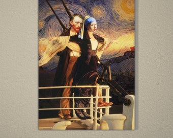 Starry Night At Titanic Canvas (FailunFailunMefailun)