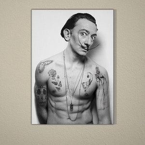 Salvador dali tattoo Etsy Espana