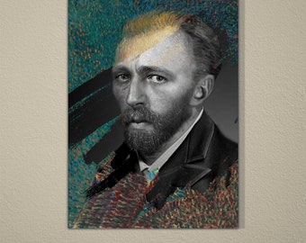 Van Gogh Collage with Real Portrait (FailunFailunMefailun)