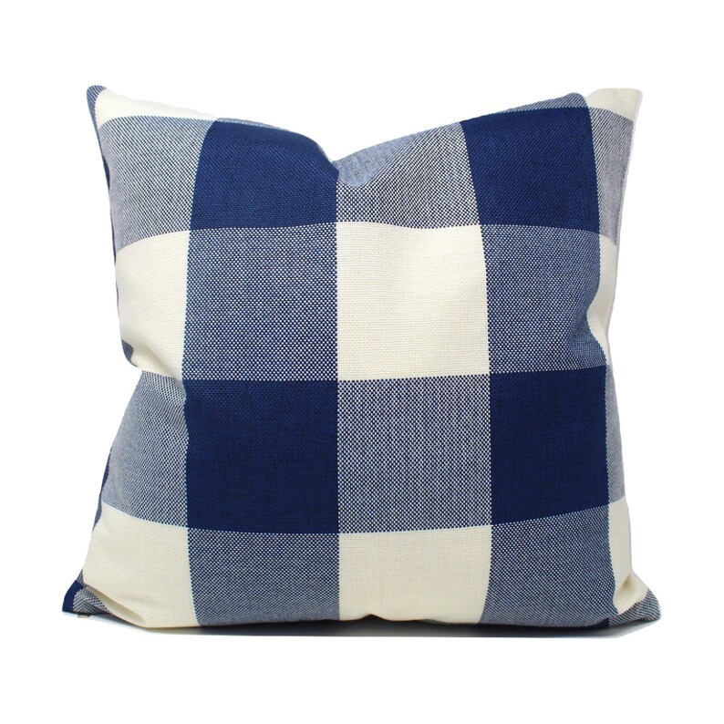 Buffalo Plaid Pillow Covers / Farmhouse Decor / Farmhouse Etsy