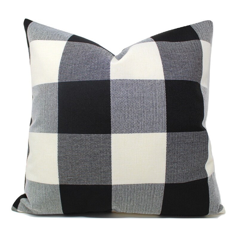 Buffalo Plaid Pillow Covers / Farmhouse Decor / Farmhouse Etsy