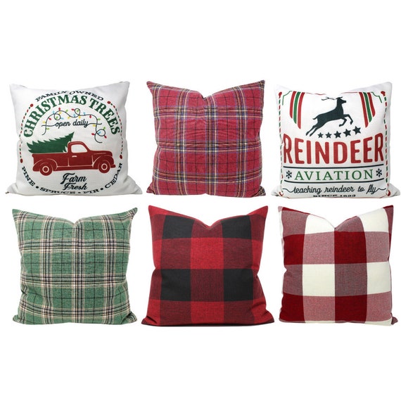 christmas couch pillow covers