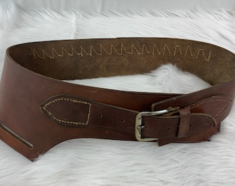 45-70,Extra Magazine Holster Details about   Cowhide Leather Cartridge Belt Loop for 30-06.308 